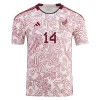 Javier Hernández Chicharito #14 Mexiko Auswärtstrikot Weltmeisterschaft 2022 Javier Hernández Chicharito #14 Mexiko Auswärtstrikot Weltmeisterschaft 2022