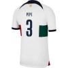 Pepe #3 Portugal Auswärtstrikot Weltmeisterschaft 2022 Pepe #3 Portugal Auswärtstrikot Weltmeisterschaft 2022